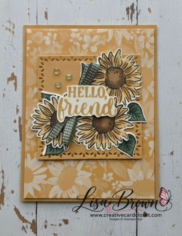 Hello Friend using Sunflower Fields Suite