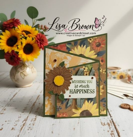 Z-Fold With Sunflowers Fields