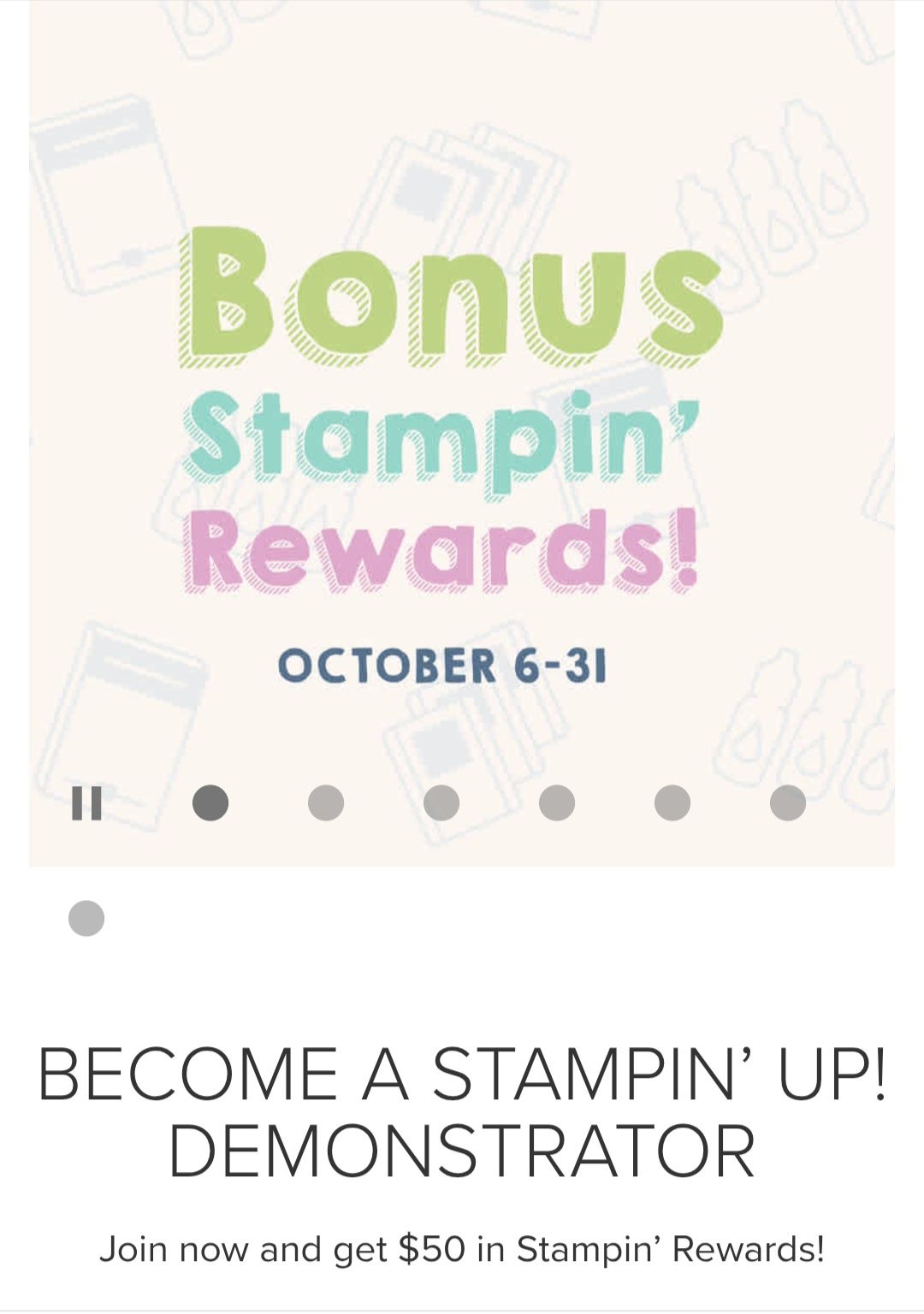Bonus Rewards during October